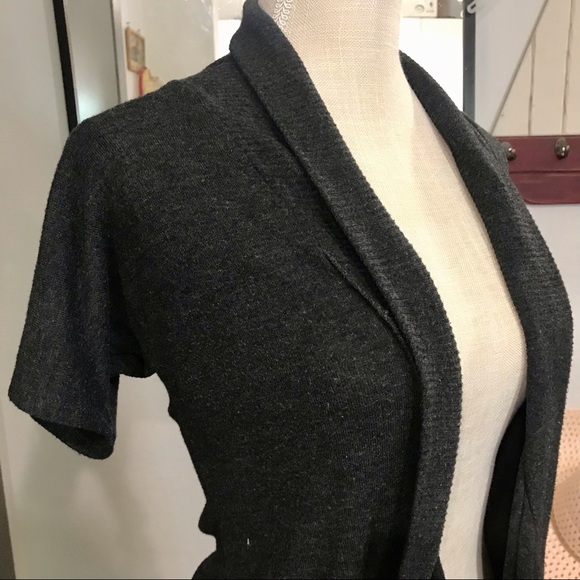 THE IMPECCABLE PIG Open Cardigan Short Sleeve Two Pockets - Picture 6 of 12